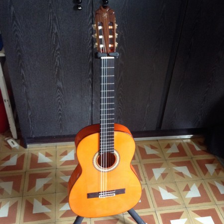 Guitarra acabada.